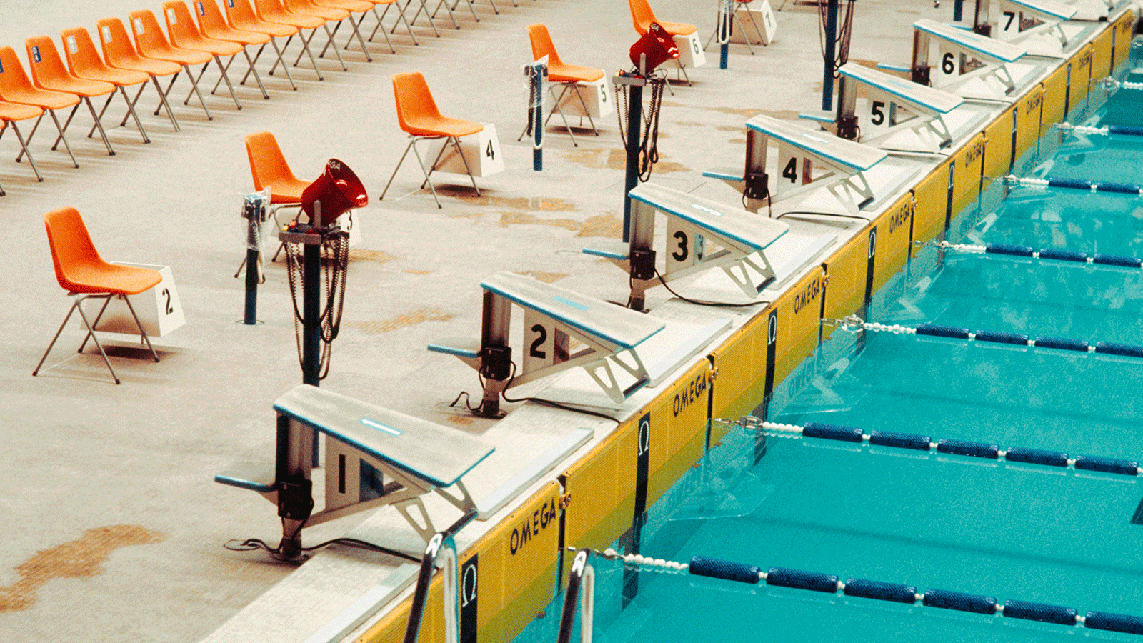 OMEGA's Swimming Touchpads 1968