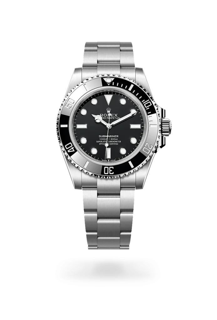 Rolex submariner in Oystersteel, M124060-0001* - Watches of Switzerland
