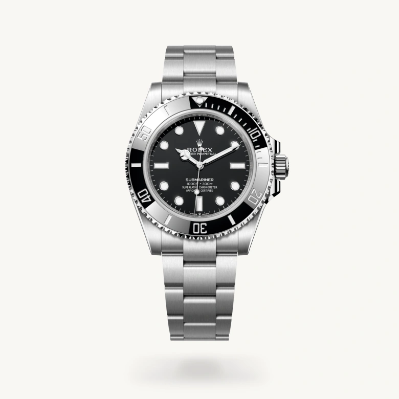 Rolex submariner in Oystersteel, M124060-0001* - Watches of Switzerland