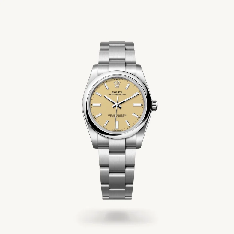 Rolex oyster perpetual in Oystersteel, M124200-0007* - Watches of Switzerland