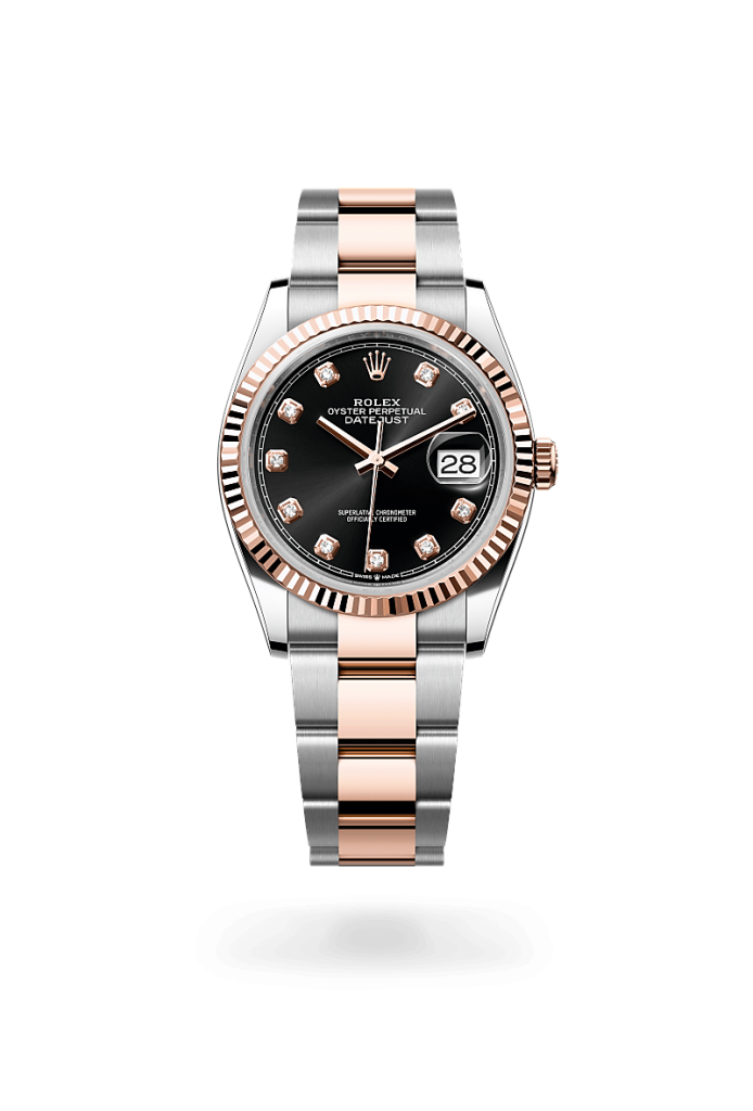 Rolex datejust in Everose Rolesor - combination of Oystersteel and Everose gold, M126231-0020* - Watches of Switzerland
