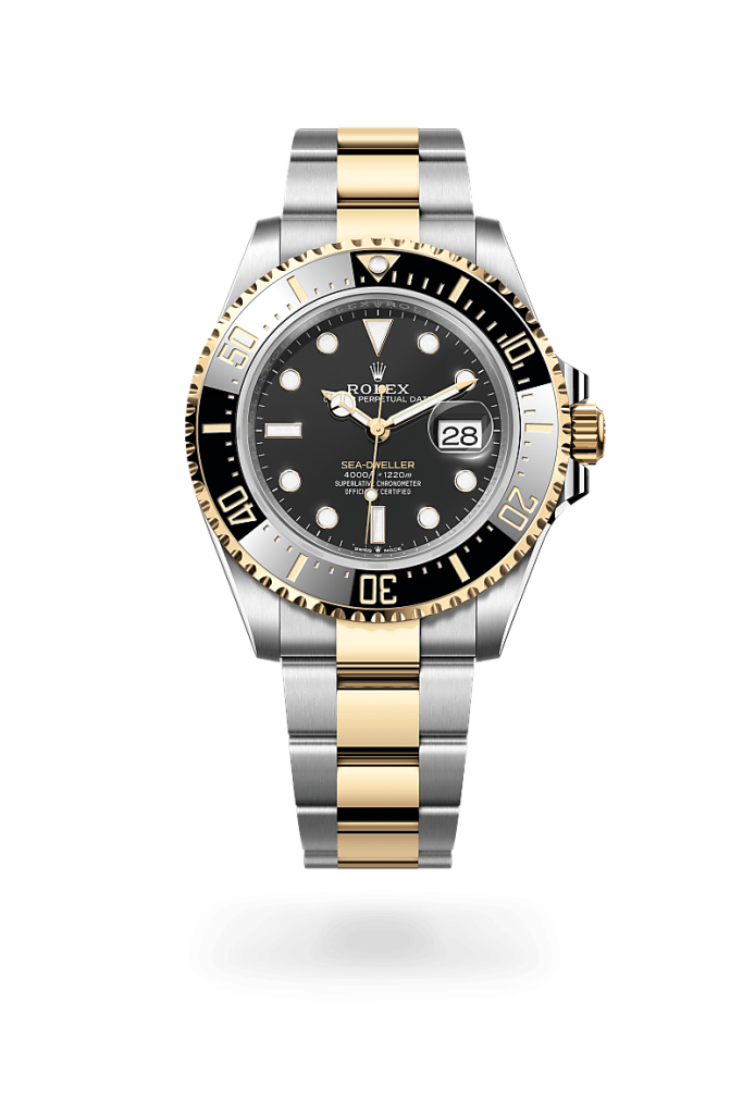 Rolex sea-dweller in Yellow Rolesor - combination of Oystersteel and yellow gold, M126603-0001* - Watches of Switzerland