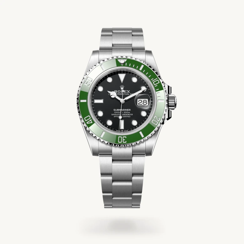 Rolex submariner in Oystersteel, M126610LV-0002* - Watches of Switzerland
