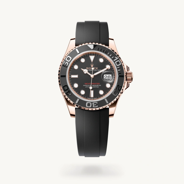 Rolex yacht-master in Flexible metal blades overmoulded with high-performance elastomer, M126655-0002* - Watches of Switzerland