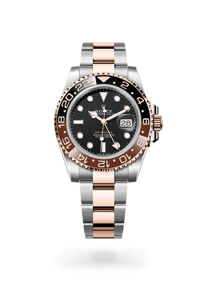 Rolex gmt-master ii in Everose Rolesor - combination of Oystersteel and Everose gold, M126711CHNR-0002* - Watches of Switzerland