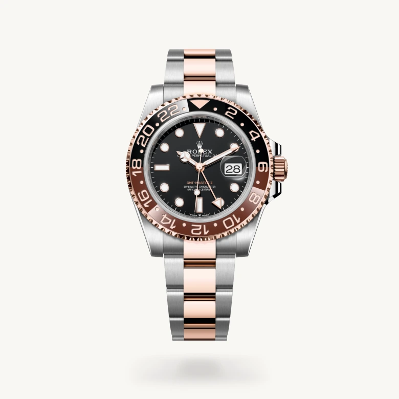Rolex gmt-master ii in Everose Rolesor - combination of Oystersteel and Everose gold, M126711CHNR-0002* - Watches of Switzerland