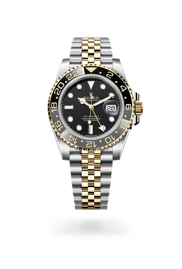 Rolex gmt-master ii in Yellow Rolesor - combination of Oystersteel and yellow gold, M126713GRNR-0001* - Watches of Switzerland