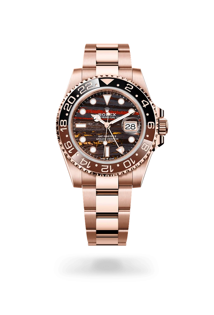 Rolex gmt-master ii in 18 ct Everose gold, M126715CHNR-0002* - Watches of Switzerland