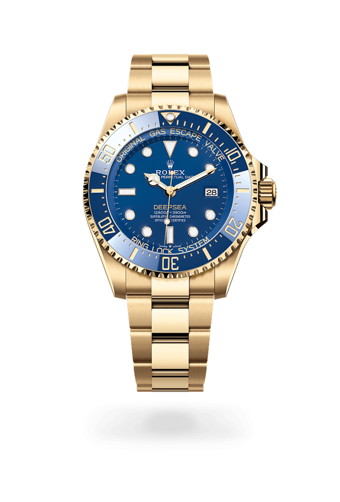Rolex deepsea in 18 ct yellow gold, M136668LB-0001* - Watches of Switzerland