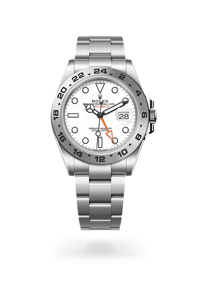 Rolex explorer ii in Oystersteel, M226570-0001* - Watches of Switzerland