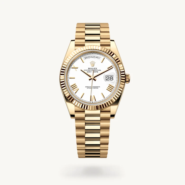 Rolex day-date in 18 ct yellow gold, M228238-0042* - Watches of Switzerland