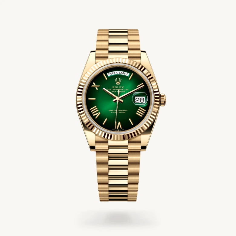 Rolex day-date in 18 ct yellow gold, M228238-0069* - Watches of Switzerland