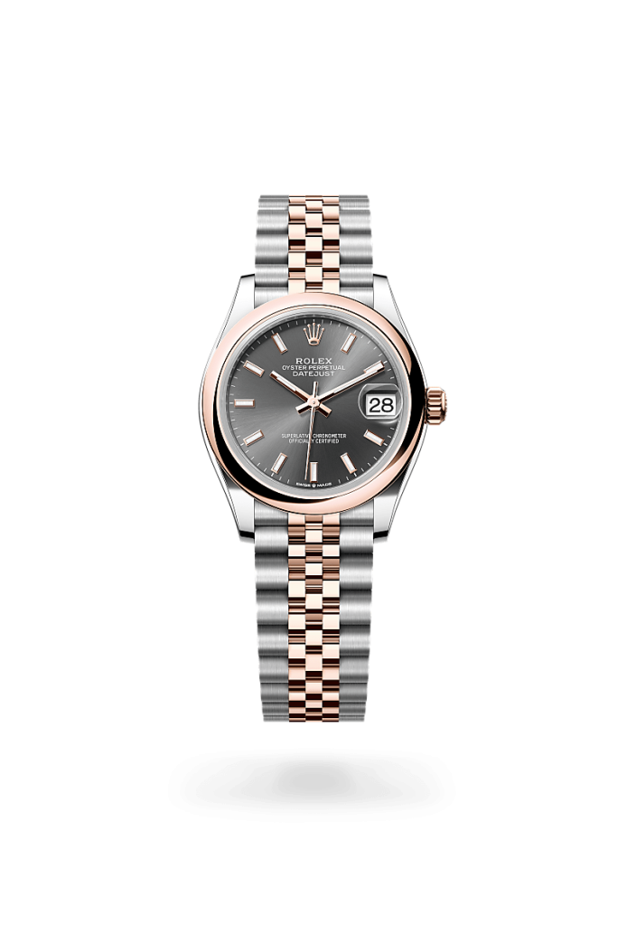 Rolex datejust in Everose Rolesor - combination of Oystersteel and Everose gold, M278241-0018* - Watches of Switzerland
