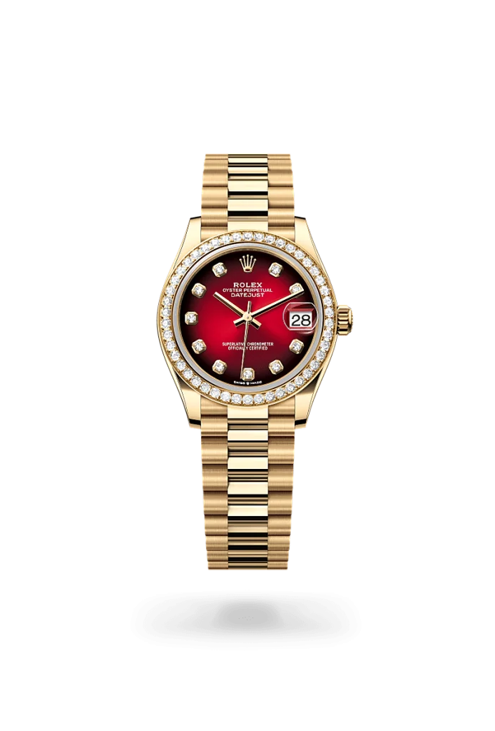 Rolex datejust in 18 ct yellow gold, M278288RBR-0041* - Watches of Switzerland