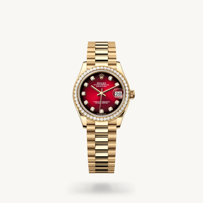 Rolex datejust in 18 ct yellow gold, M278288RBR-0041* - Watches of Switzerland