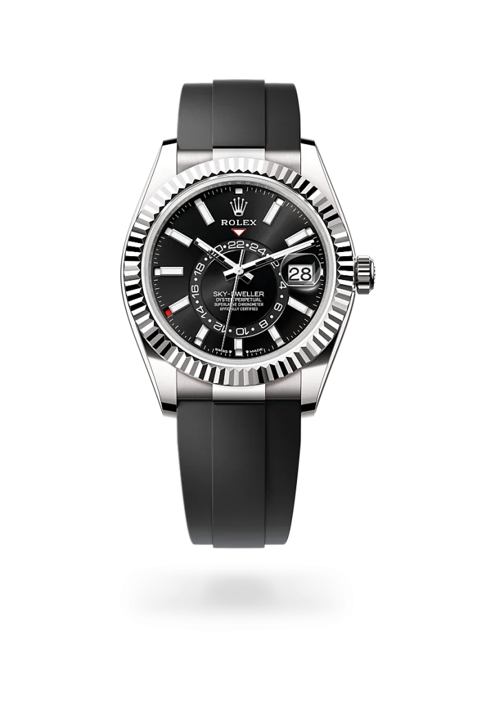 Rolex sky-dweller in Flexible metal blades overmoulded with high-performance elastomer, M336239-0002* - Watches of Switzerland
