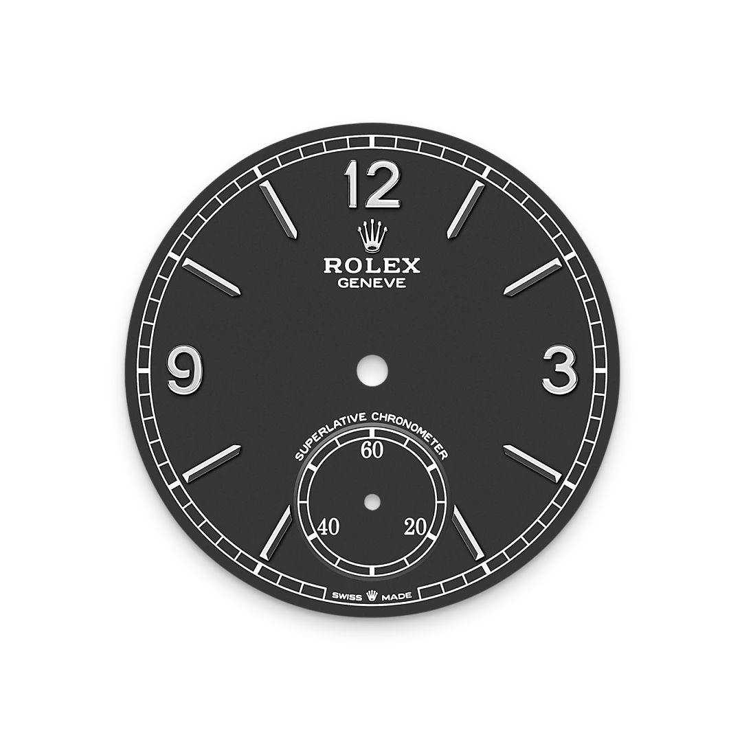 Rolex 1908 Matt black alligator leather, M52509-0002