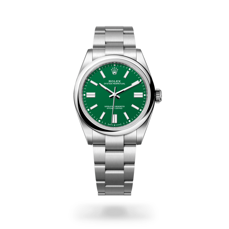 Rolex oyster perpetual in Oystersteel, M134300-0004* - Watches of Switzerland