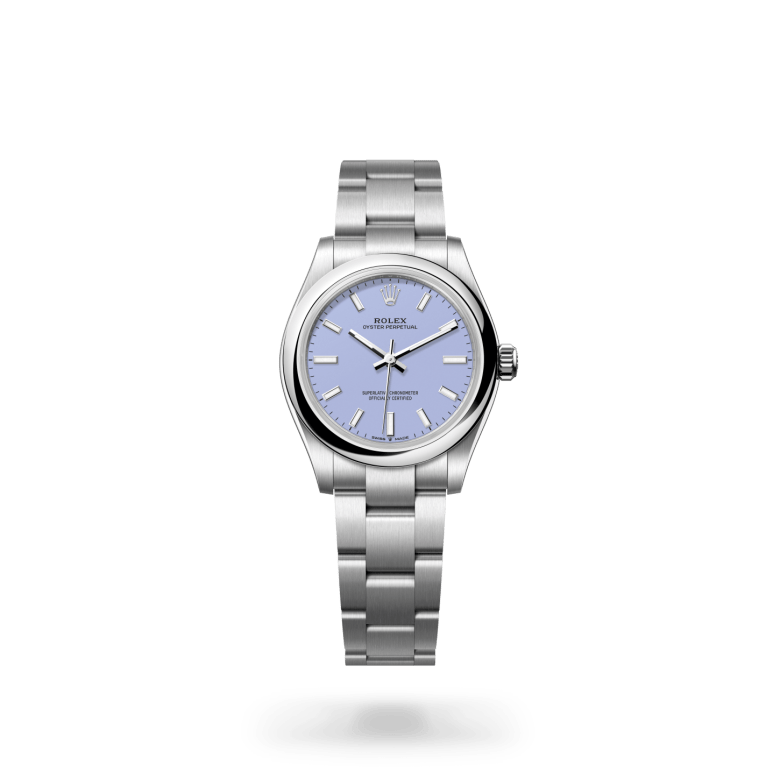 Rolex oyster perpetual in Oystersteel, M277200-0014* - Watches of Switzerland